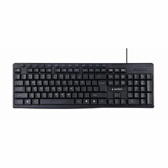 Toetsenbord GEMBIRD KB-UM-107 Qwerty US Zwart 2