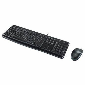 Toetsenbord Logitech LGT-MK120-US Zwart Nederlands QWERTY 4