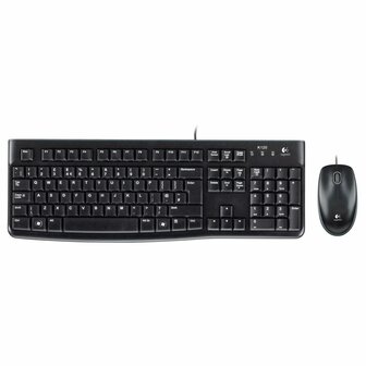 Toetsenbord Logitech LGT-MK120-US Zwart Nederlands QWERTY 5