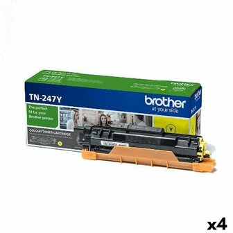 Originele Toner Brother HLL-3210CW, 3230CDW, 3270CDW / DCPL-3510CDW, 3550CDW / MFCL-3710CW, 3750CDW, 3770CDW Geel (4 Stuks) 1