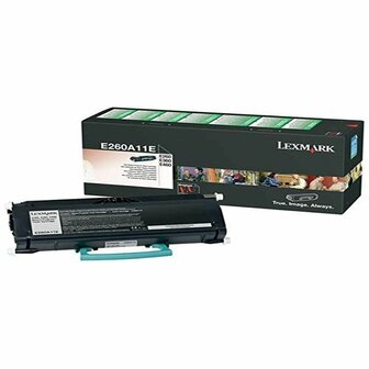 Toner Lexmark E260A11E Zwart 3
