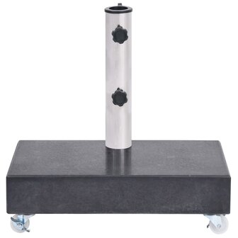 Parasolvoet 45x25x8 cm graniet zwart 2