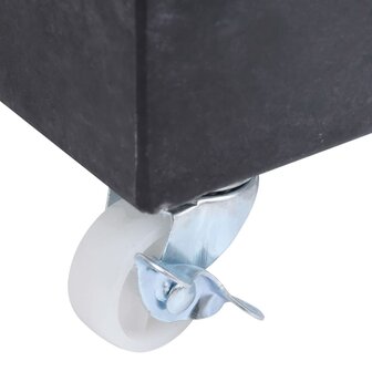 Parasolvoet 45x25x8 cm graniet zwart 6