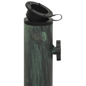 Parasolvoet 40x40x32 cm gietijzer groen 6