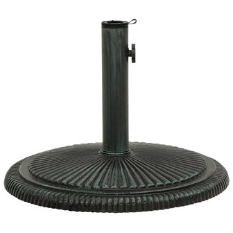 Parasolvoet 45x45x30 cm gietijzer groen 1