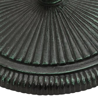 Parasolvoet 45x45x30 cm gietijzer groen 4