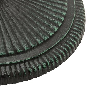 Parasolvoet 45x45x30 cm gietijzer groen 5