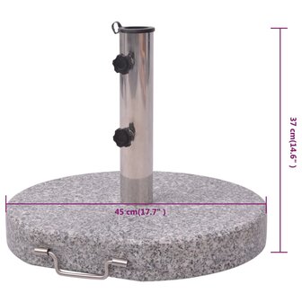 Parasolvoet 45 cm 6