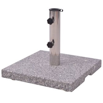 Parasolvoet Graniet 20 kg vierkant 1