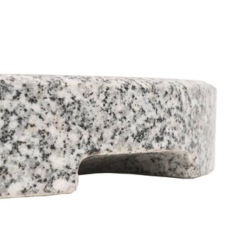 Parasolvoet rond 20 kg graniet 8