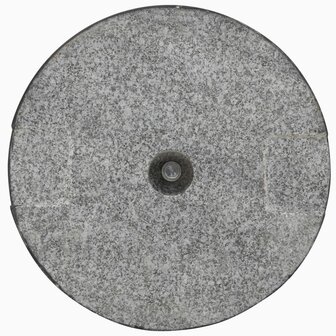 Parasolvoet rond 20 kg graniet zwart 3