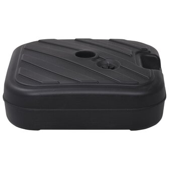 Parasolvoet gevuld met zand/water 24 L zwart 2