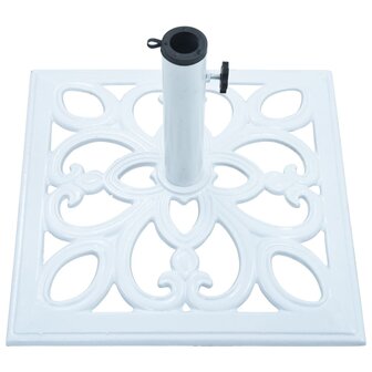 Parasolvoet 12 kg 49 cm gietijzer wit 4