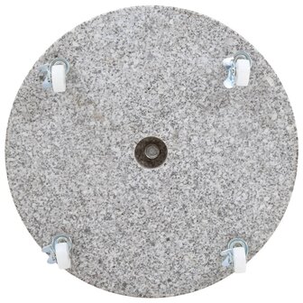 Parasolvoet rond 30 kg graniet grijs 3