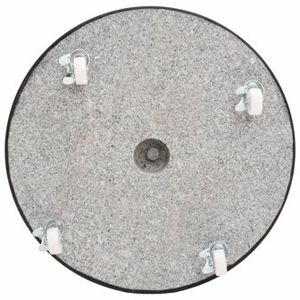 Parasolvoet rond 30 kg graniet zwart 6