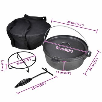 Braadpan 5,6 L inclusief accessoires 6