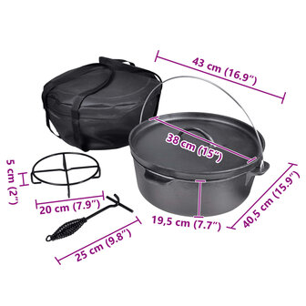 Braadpan 11,3 L inclusief accessoires 6