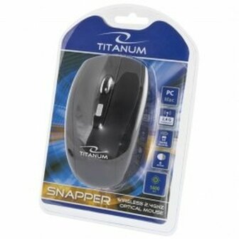 Wireless muis Titanum TM105K SNAPPER Zwart 3