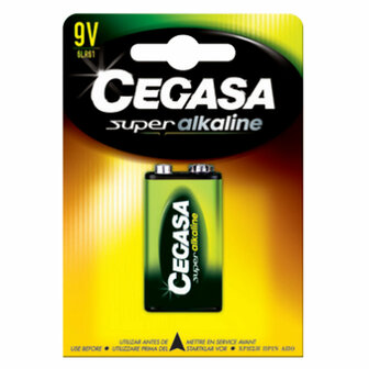 Alkalinebatterij Cegasa B.6LR61 9V 1