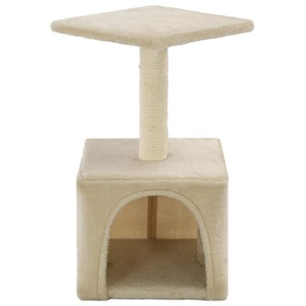 Kattenkrabpaal met sisal krabpaal 55 cm beige 3