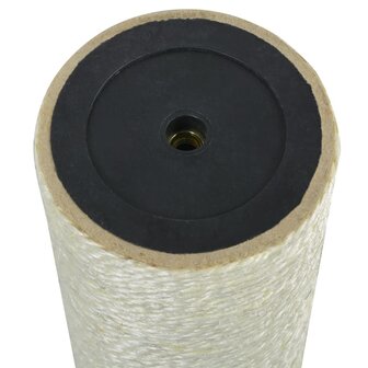 Kattenkrabpaal 8x50 cm 8 mm beige 2