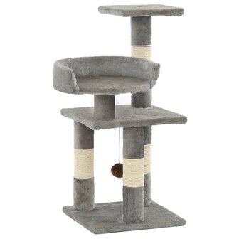 Kattenkrabpaal met sisal krabpalen 65 cm grijs  1