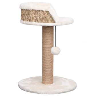 Kattenboom met mandje 49 cm zeegras 4