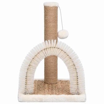 Kattenkrabpaal met borstelboog en krabpaal 4
