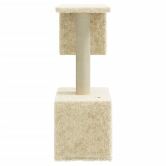 Kattenkrabpaal met sisal krabpalen 60 cm cr&egrave;mekleurig 4