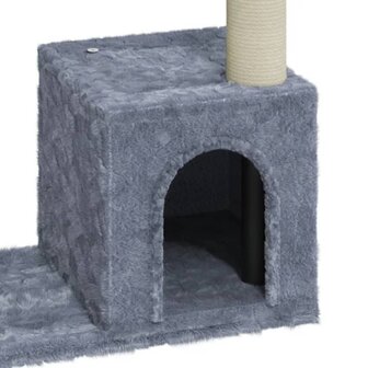 Kattenkrabpaal met sisal krabpalen 70 cm lichtgrijs 5