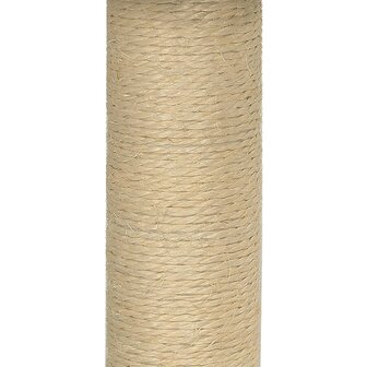 Kattenmeubel met sisal krabpaal 74 cm donkergrijs 7