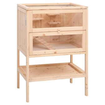 Hamsterkooi 55x40x80 cm massief vurenhout 1