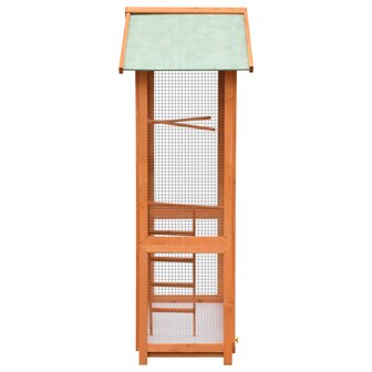 Vogelkooi 125,5x59,5x164 cm massief grenen- en vurenhout 4