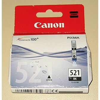 Originele inktcartridge Canon CLI-521 BK Zwart 2