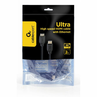 HDMI-Kabel GEMBIRD CC-HDMI8K-2M Zwart 2 m 8K Ultra HD Mannelijk/Mannelijk 2
