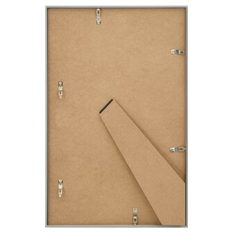 Fotolijsten 3 st voor tafel 13x18cm MDF zilverkleurig 6