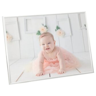 Fotolijsten 3 st voor wand of tafel 18x24 cm MDF zilverkleurig 4