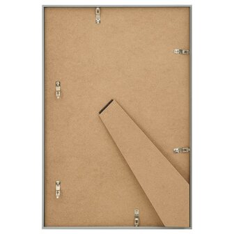 Fotolijsten 3 st voor tafel 21x29,7cm MDF zilverkleurig 6