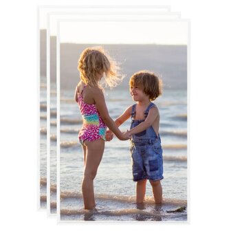 Fotolijsten 3 st voor tafel 13x18 cm MDF wit 1