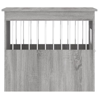 Hondenbench 55x75x65 cm bewerkt hout grijs sonoma 8