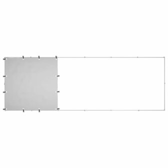 Hondenkennel 330x110x110 cm staal zilverkleurig 4