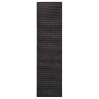 Sisalmat voor krabpaal 80x300 cm zwart 2