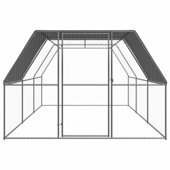 Kippenhok 3x6x2 m gegalvaniseerd staal 2