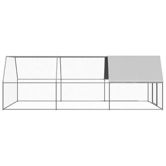 Kippenhok 3x6x2 m gegalvaniseerd staal 3
