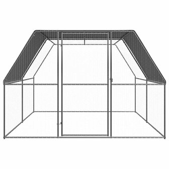 Kippenhok 3x4x2 m gegalvaniseerd staal 2