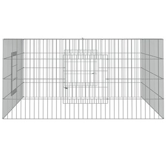 Konijnenkooi 110x110x55 cm gegalvaniseerd ijzer 3
