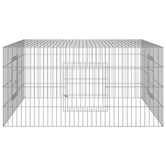 Konijnenkooi 110x110x55 cm gegalvaniseerd ijzer 5