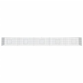 Konijnenkooi met 5 panelen 541x109x54 cm gegalvaniseerd ijzer 3