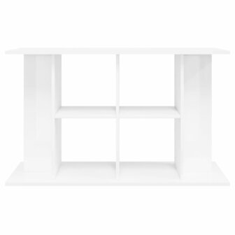 Aquariumstandaard 100x40x60 cm bewerkt hout hoogglans wit 4