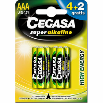 Batterijen Cegasa LR03 1